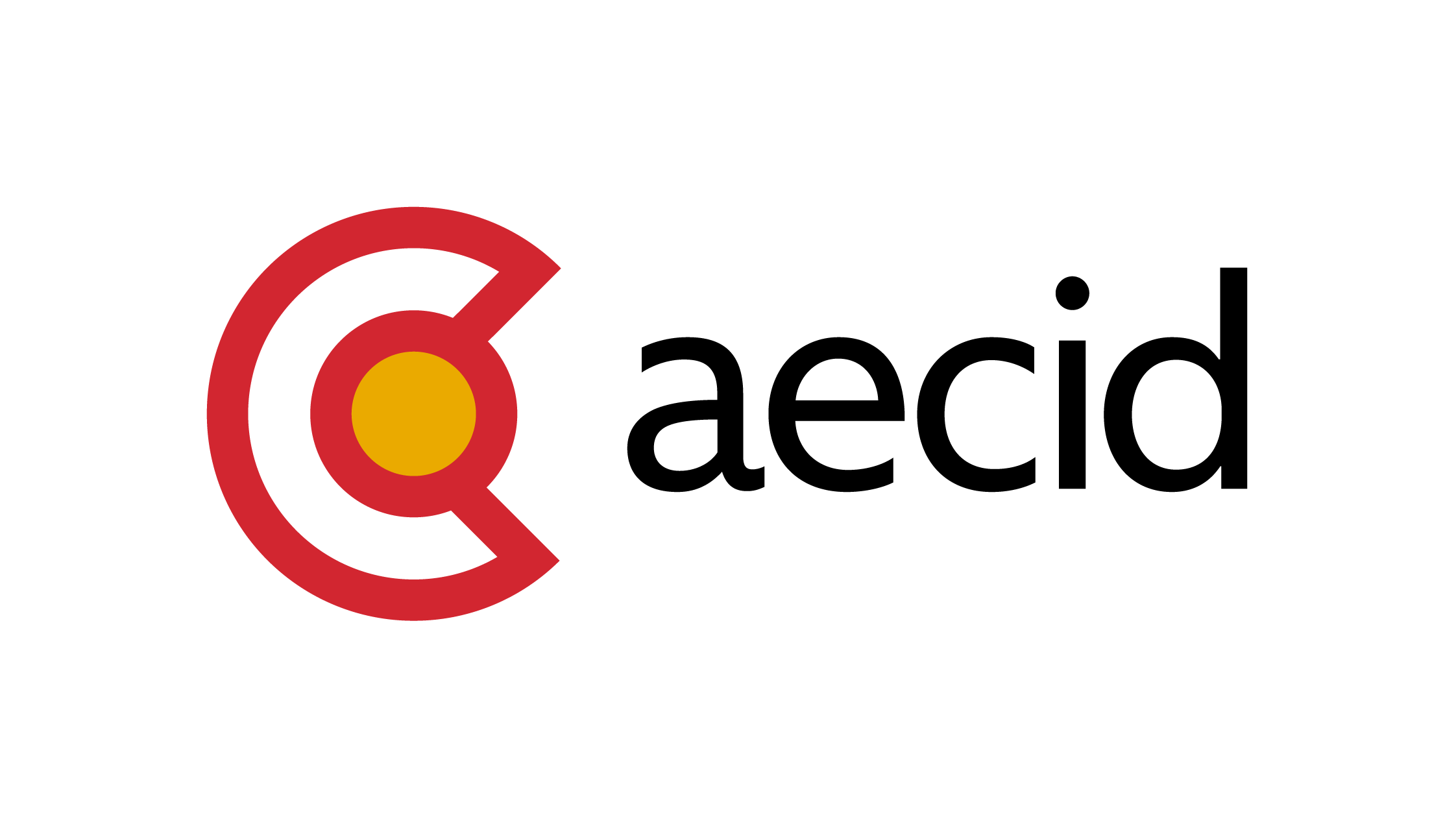 Logo de AECID, lleva a la página de AECID se abre en otra pestaña