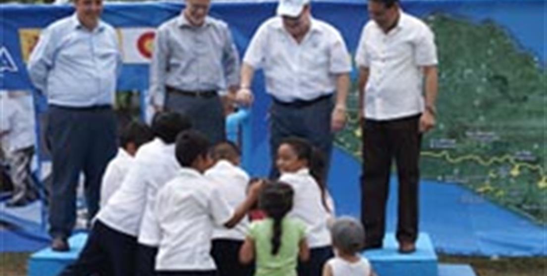 El Salvador. Habitantes del Cantón Cabos Negros ya disponen de agua potable